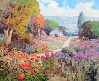 Kent Wallis Landscape Painting, 71W - Sold for $3,072 on 05-24-2025 (Lot 465).jpg